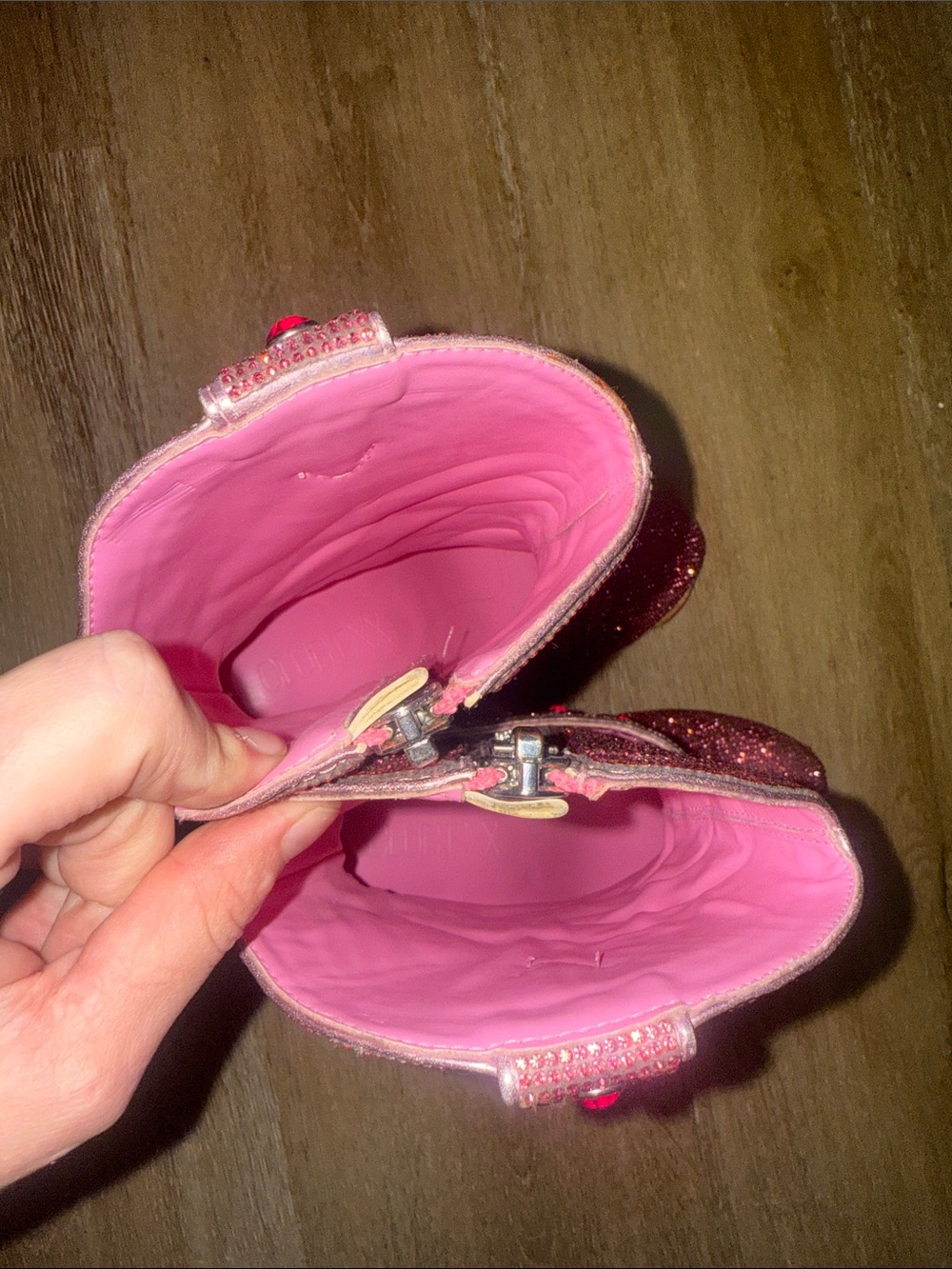 Club exx dolls kill Pink rhinestone Cowboy Boots Dolly Parton - Picture 10 of 11